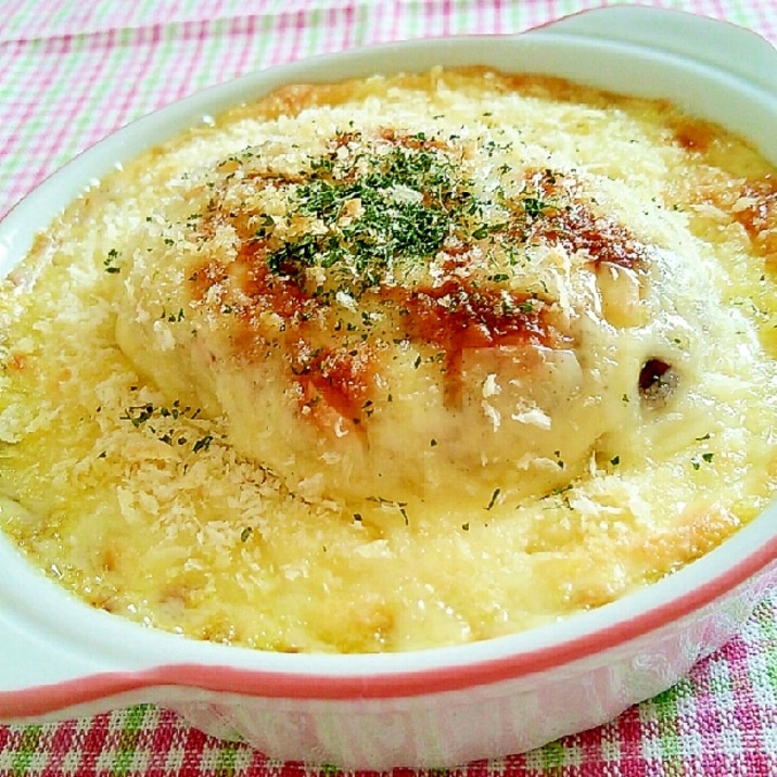 残り物とルーで カレーハンバーグドリア レシピ 作り方 By あ ち0024 楽天レシピ